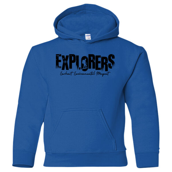 D2 - Gildan 18500B Heavy Blend Youth Hooded Sweatshirt Thumbnail