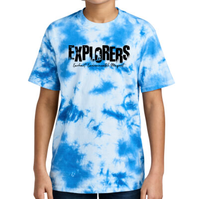 D2 - Port & Co PC145Y Youth Crystal Tie Dye Tee Thumbnail
