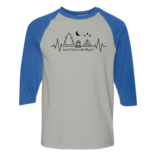 D5 - Gildan 5700 Adult Heavy Cotton Three-Quarter Raglan Sleeve T-Shirt Thumbnail