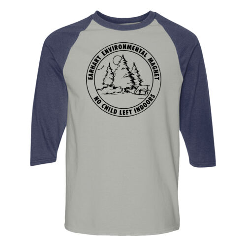D4 - Gildan 5700 Adult Heavy Cotton Three-Quarter Raglan Sleeve T-Shirt Thumbnail