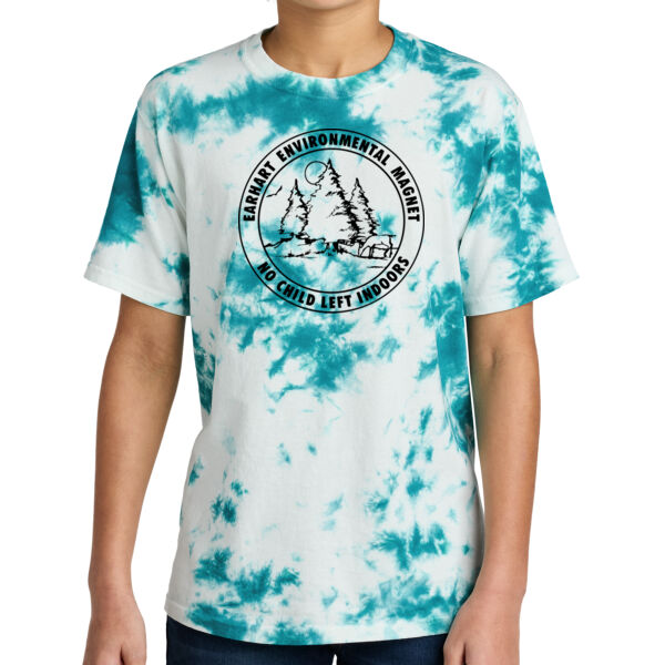 D4 - Port & Co PC145Y Youth Crystal Tie Dye Tee Thumbnail