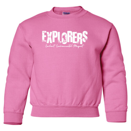 D7 - Gildan 18000B Youth Heavy Blend Youth Crewneck Sweatshirt Thumbnail