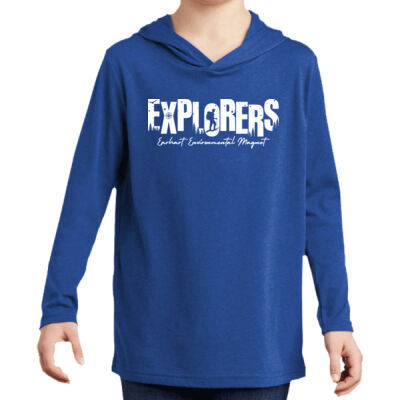 D7 - District DT139Y Youth Perfect Tri Long Sleeve Hoodie Thumbnail