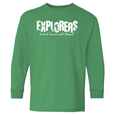 D7 - Gildan 5400B Youth Heavy Cotton Long Sleeve T-Shirt Thumbnail