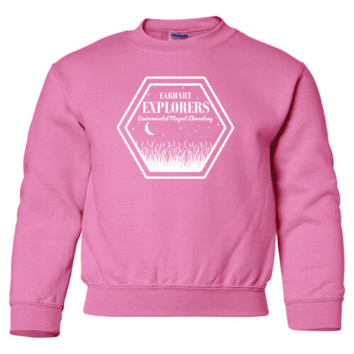 D8 - Gildan 18000B Youth Heavy Blend Youth Crewneck Sweatshirt Thumbnail