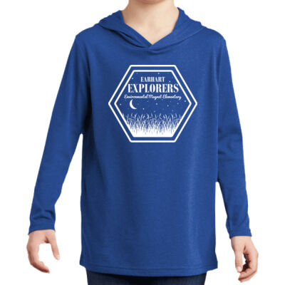 D8 - District DT139Y Youth Perfect Tri Long Sleeve Hoodie Thumbnail