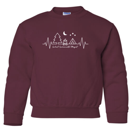 D10 - Gildan 18000B Youth Heavy Blend Youth Crewneck Sweatshirt Thumbnail