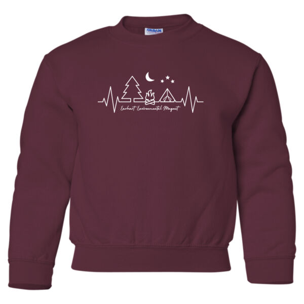 D10 - Gildan 18000B Youth Heavy Blend Youth Crewneck Sweatshirt Thumbnail