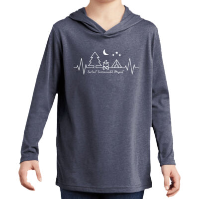 D10 - District DT139Y Youth Perfect Tri Long Sleeve Hoodie Thumbnail