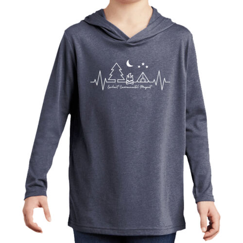 D10 - District DT139Y Youth Perfect Tri Long Sleeve Hoodie Thumbnail