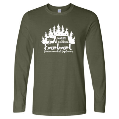 D6 - Gildan 64400 Adult Softstyle Long Sleeve T-Shirt Thumbnail