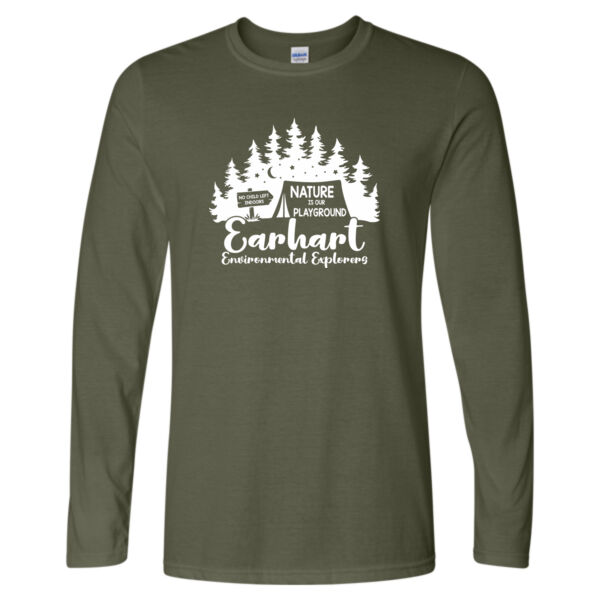 D6 - Gildan 64400 Adult Softstyle Long Sleeve T-Shirt Thumbnail
