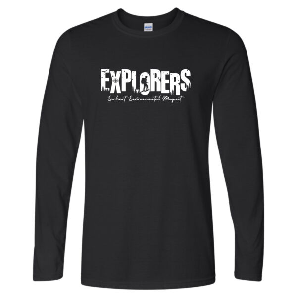 D7 - Gildan 64400 Adult Softstyle Long Sleeve T-Shirt Thumbnail