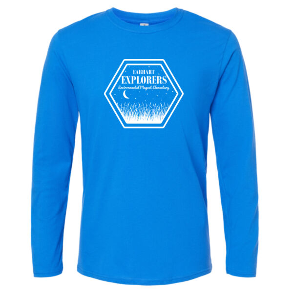 D8 - Gildan 64400 Adult Softstyle Long Sleeve T-Shirt Thumbnail