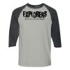 Gildan 5700 Adult Heavy Cotton Three-Quarter Raglan Sleeve T-Shirt Thumbnail