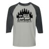Gildan 5700 Adult Heavy Cotton Three-Quarter Raglan Sleeve T-Shirt Thumbnail
