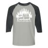 Gildan 5700 Adult Heavy Cotton Three-Quarter Raglan Sleeve T-Shirt Thumbnail