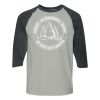 Gildan 5700 Adult Heavy Cotton Three-Quarter Raglan Sleeve T-Shirt Thumbnail