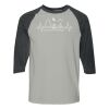 Gildan 5700 Adult Heavy Cotton Three-Quarter Raglan Sleeve T-Shirt Thumbnail