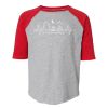 LAT 6130 Youth Fine Jersey Three-Quarter Sleeve Baseball T-Shirt Thumbnail