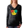 The Ladies’ Poly/Cotton Burnout Hoodie Thumbnail