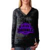 The Ladies’ Poly/Cotton Burnout Hoodie Thumbnail