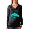 The Ladies’ Poly/Cotton Burnout Hoodie Thumbnail