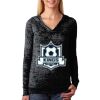 The Ladies’ Poly/Cotton Burnout Hoodie Thumbnail