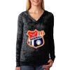 The Ladies’ Poly/Cotton Burnout Hoodie Thumbnail