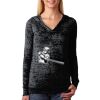 The Ladies’ Poly/Cotton Burnout Hoodie Thumbnail