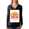 The Ladies’ Poly/Cotton Burnout Hoodie Thumbnail