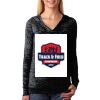 The Ladies’ Poly/Cotton Burnout Hoodie Thumbnail