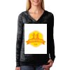 The Ladies’ Poly/Cotton Burnout Hoodie Thumbnail