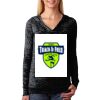 The Ladies’ Poly/Cotton Burnout Hoodie Thumbnail