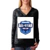 The Ladies’ Poly/Cotton Burnout Hoodie Thumbnail