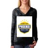 The Ladies’ Poly/Cotton Burnout Hoodie Thumbnail