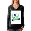 The Ladies’ Poly/Cotton Burnout Hoodie Thumbnail