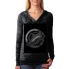 The Ladies’ Poly/Cotton Burnout Hoodie Thumbnail