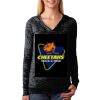 The Ladies’ Poly/Cotton Burnout Hoodie Thumbnail