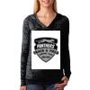 The Ladies’ Poly/Cotton Burnout Hoodie Thumbnail