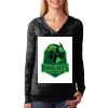 The Ladies’ Poly/Cotton Burnout Hoodie Thumbnail