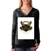The Ladies’ Poly/Cotton Burnout Hoodie Thumbnail