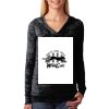 The Ladies’ Poly/Cotton Burnout Hoodie Thumbnail