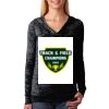The Ladies’ Poly/Cotton Burnout Hoodie Thumbnail