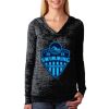 The Ladies’ Poly/Cotton Burnout Hoodie Thumbnail