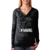 The Ladies’ Poly/Cotton Burnout Hoodie Thumbnail