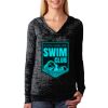 The Ladies’ Poly/Cotton Burnout Hoodie Thumbnail