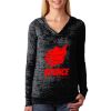 The Ladies’ Poly/Cotton Burnout Hoodie Thumbnail