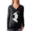 The Ladies’ Poly/Cotton Burnout Hoodie Thumbnail
