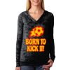 The Ladies’ Poly/Cotton Burnout Hoodie Thumbnail